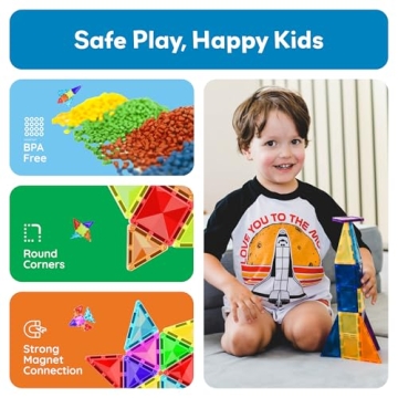 PicassoTiles Mini Magnetic Building Blocks for Creative Play