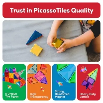 PicassoTiles Mini Magnetic Building Blocks for Creative Play