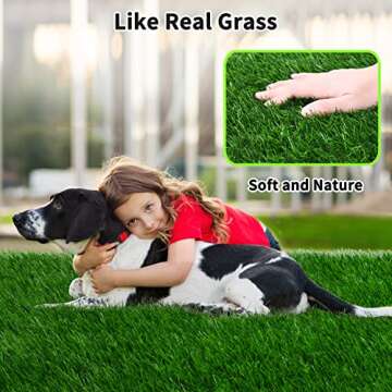 Grass Pad for Dogs 39.3 x 19.7 inches for Easy Training