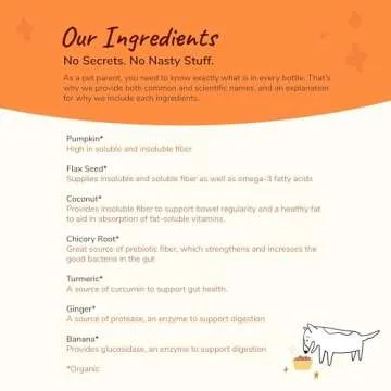 Kin+kind Organic Pumpkin Powder for Healthy Pet Digestion