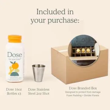 DOSE for Your Liver Cleanse Detox & Repair - 16oz, 3-Pack with Organic Superfoods