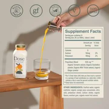 Organic Liver Detox Shots for Energy & Wellness, 3-Pack