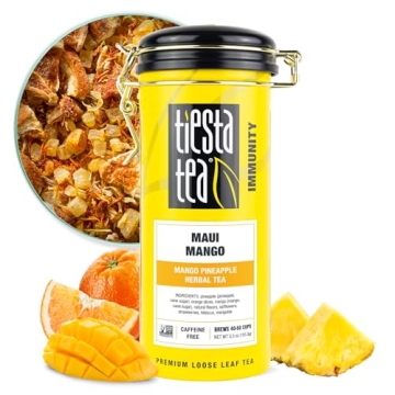 Tiesta Tea - Maui Mango | Mango Pineapple Herbal Tea | Premium Loose Leaf Tea Blend | Non-Caffeinate...