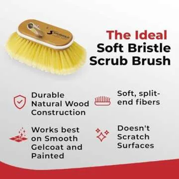 Shurhold 6" Deck Brush - Durable, Easy to Use