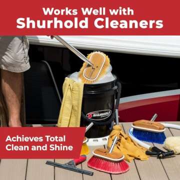 Shurhold 6" Deck Brush - Durable, Easy to Use