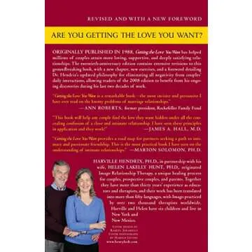 Getting the Love You Want: A Guide for Couples, 20th Anniversary Edition