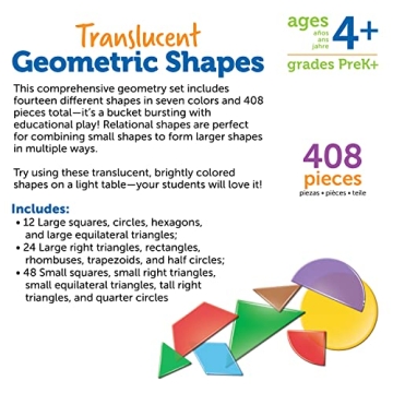 Learning Resources Geometric Shapes for Creative Education