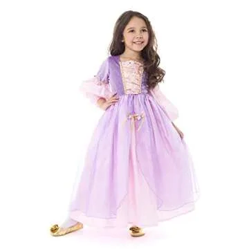 Deluxe Rapunzel Princess Dress for Kids - Dress Up Costume