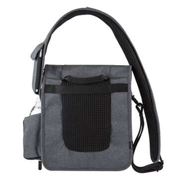 Travelon Men's Anti-Theft Urban N/s Messenger Bag, Slate, One Size