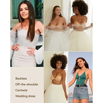 Niidor Sticky Bra for Women - Invisible Silicone Support