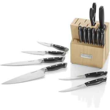 Cuisinart Nitrogen 15-Piece Knife Block Set for Chefs