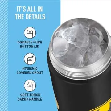 THERMOS FUNTAINER 16 Ounce Batman Insulated Bottle