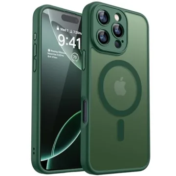 CANSHN Magnetic Compatible with iPhone 16 Pro Case, Upgraded [Full Camera Protection] [Compatible wi...