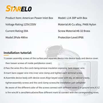 Enhance Your Power Supply with STARELO L14-30P & L14-30C Combo Box