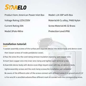 Enhance Your Power Supply with STARELO L14-30P & L14-30C Combo Box
