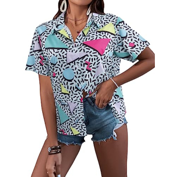 80s Retro Disco Shirt for Women - Perfect for Parties!
