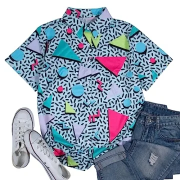 80s Retro Disco Shirt for Women - Perfect for Parties!
