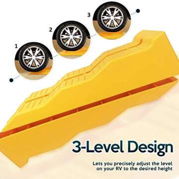 Zone Tech Automotive Leveling Ramps - Durable and Safe