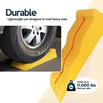 Zone Tech Automotive Leveling Ramps - Durable and Safe