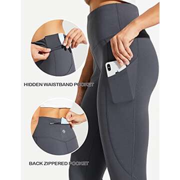 ZUTY Fleece Lined Leggings for Women - Warm and Waterproof