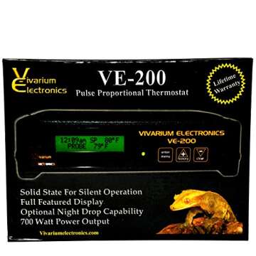 Vivarium Electronics VE-200 Thermostat: Precision & Reliability for Reptiles