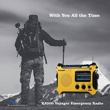 Kaito KA500 Emergency Radio with NOAA Alerts and Flashlight