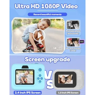 Dylanto Kids Instant Print Camera - Fun Gift for Ages 3-12