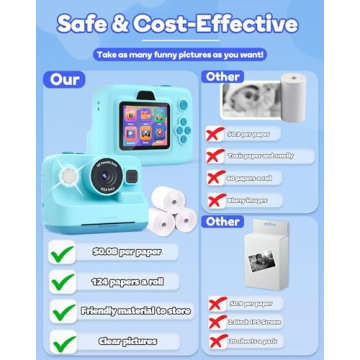 Dylanto Kids Instant Print Camera - Fun Gift for Ages 3-12