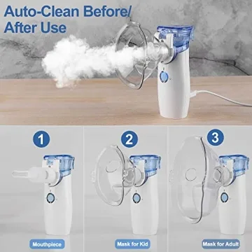 Portable Mesh Nebulizer for Home & Travel Use