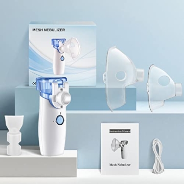 Portable Mesh Nebulizer for Home & Travel Use