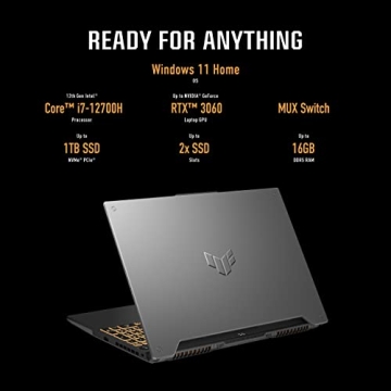 ASUS TUF Dash 15 Gaming Laptop - High Performance & Portable