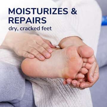 Dr Scholl's Dry, Cracked Foot Repair Moiturizer, 3.5 oz, 25% Urea for Healthy Feet