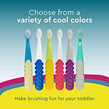 RADIUS Totz Plus Kids Toothbrush Designed for Delicate Gums
