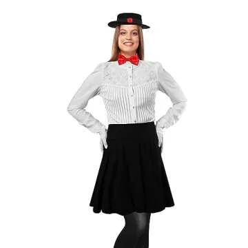 Crowye Magical Nanny Costume Set for Halloween Fun