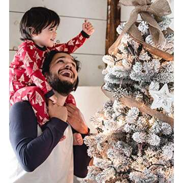 Burt's Bees Baby Baby Family Jammies Matching Holiday Organic Cotton Pajamas, Festive Forest, 2T