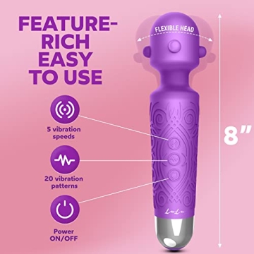LuLu Premium Sex Toy Cordless Wand Vibrator for Women