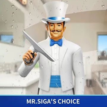 MR.SIGA Multi-Purpose Silicon Squeegee for Streak-Free Cleaning
