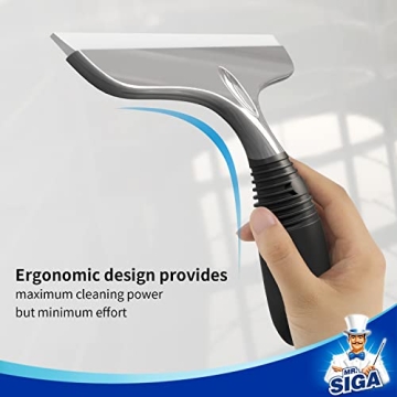 MR.SIGA Multi-Purpose Silicon Squeegee for Streak-Free Cleaning