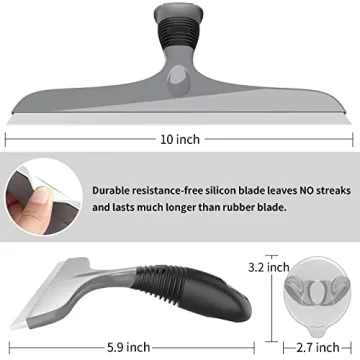 MR.SIGA Multi-Purpose Silicon Squeegee for Streak-Free Cleaning