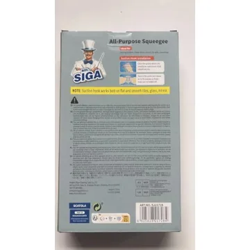 MR.SIGA Multi-Purpose Silicon Squeegee for Streak-Free Cleaning