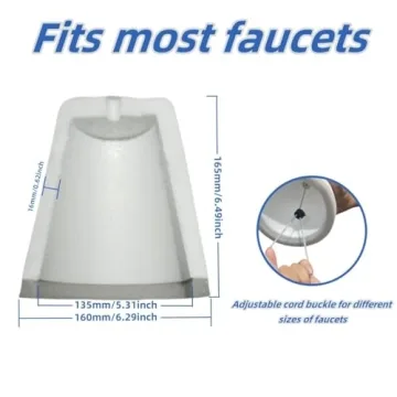 Faucet Covers for Winter,Outdoor Faucet Covers for Winter Foam Insulation to Prevent Freezing,Faucet Covers for Winter Reusable & Easy to Install, Pack of 3