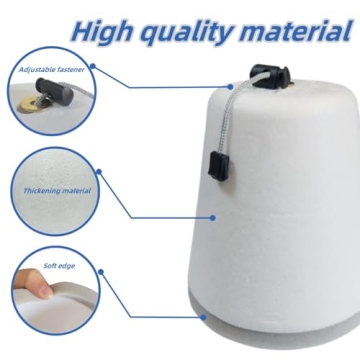 Faucet Covers for Winter,Outdoor Faucet Covers for Winter Foam Insulation to Prevent Freezing,Faucet Covers for Winter Reusable & Easy to Install, Pack of 3