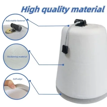 Faucet Covers for Winter,Outdoor Faucet Covers for Winter Foam Insulation to Prevent Freezing,Faucet Covers for Winter Reusable & Easy to Install, Pack of 3