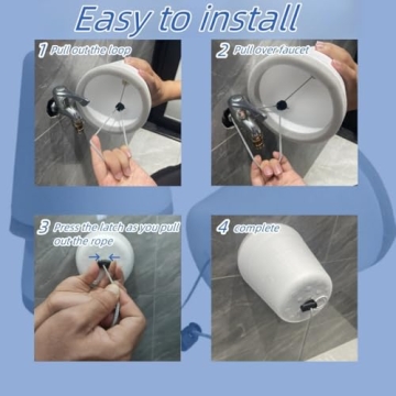 Faucet Covers for Winter,Outdoor Faucet Covers for Winter Foam Insulation to Prevent Freezing,Faucet Covers for Winter Reusable & Easy to Install, Pack of 3