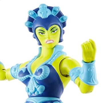 Masters of the Universe Origins Evil-Lyn 5.5-in Action Figure, Battle Figure for Storytelling Play and Display, Gift for 6 to 10-Year-Olds and Adult Collectors