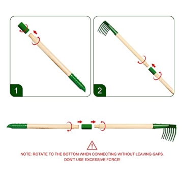 Duckura Kids Gardening Tools Set - Safe & Durable Garden Toys