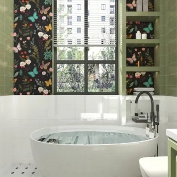 Stylish VOLEAAR Butterfly Peel and Stick Wallpaper for Home