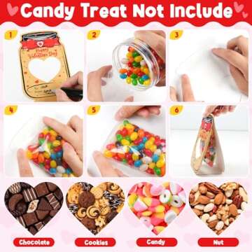 MOFUPG Valentines Day Cards for Kids: 48Pack Happy Valentines Cards Bulk for Kids classroom - 3D Kids Valentines Day Cards Gifts for Boys Girls school Exchange Prize Party Favors(Candy Not Included)