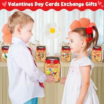 MOFUPG Valentines Day Cards for Kids: 48Pack Happy Valentines Cards Bulk for Kids classroom - 3D Kids Valentines Day Cards Gifts for Boys Girls school Exchange Prize Party Favors(Candy Not Included)