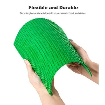 LVHERO 8 Pack Classic Baseplates Building Plates for Building Bricks 100% Compatible with All Major Brands-Baseplate, 10" x 10", Multicolored